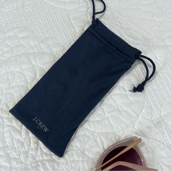 J. Crew Sunglasses Women Pink Round Mauve Gold - Picture 4 of 10